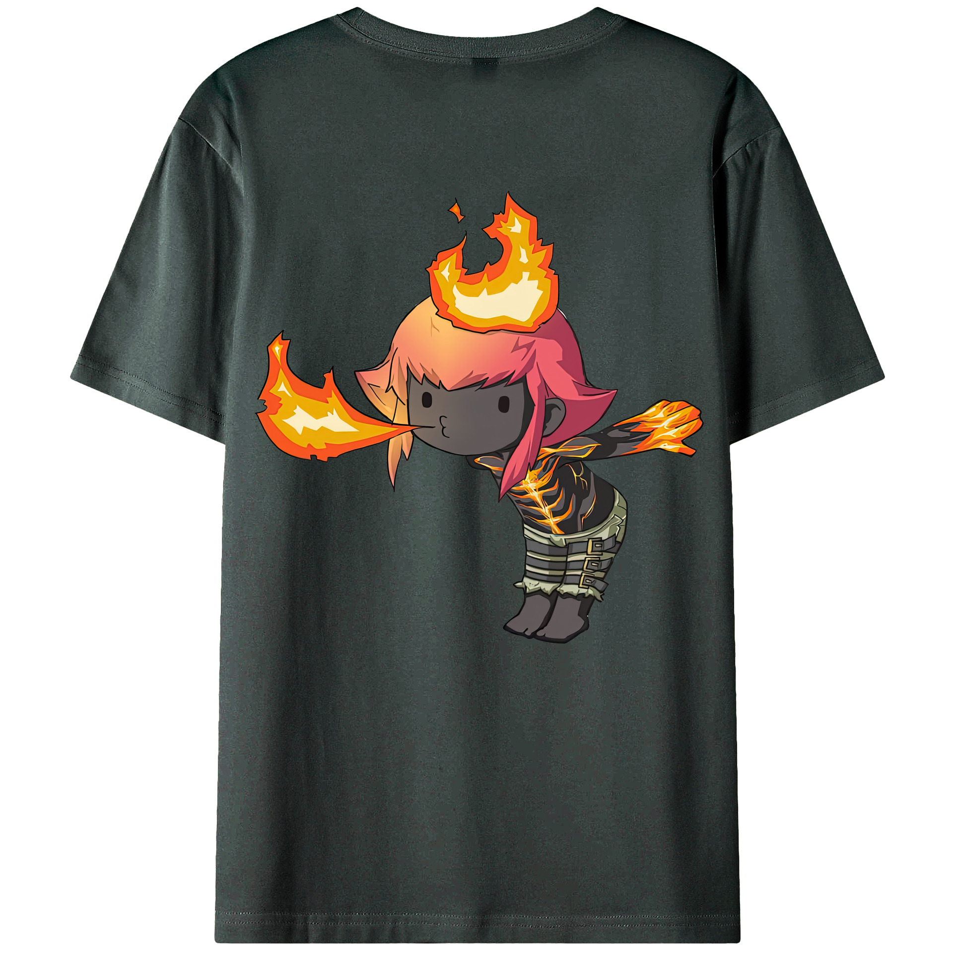 （画像用） リーグ・オブ・レジェンド League of Legends LOL 綿100％ メンズ半袖Tシャツ（バックプリント） 通気性